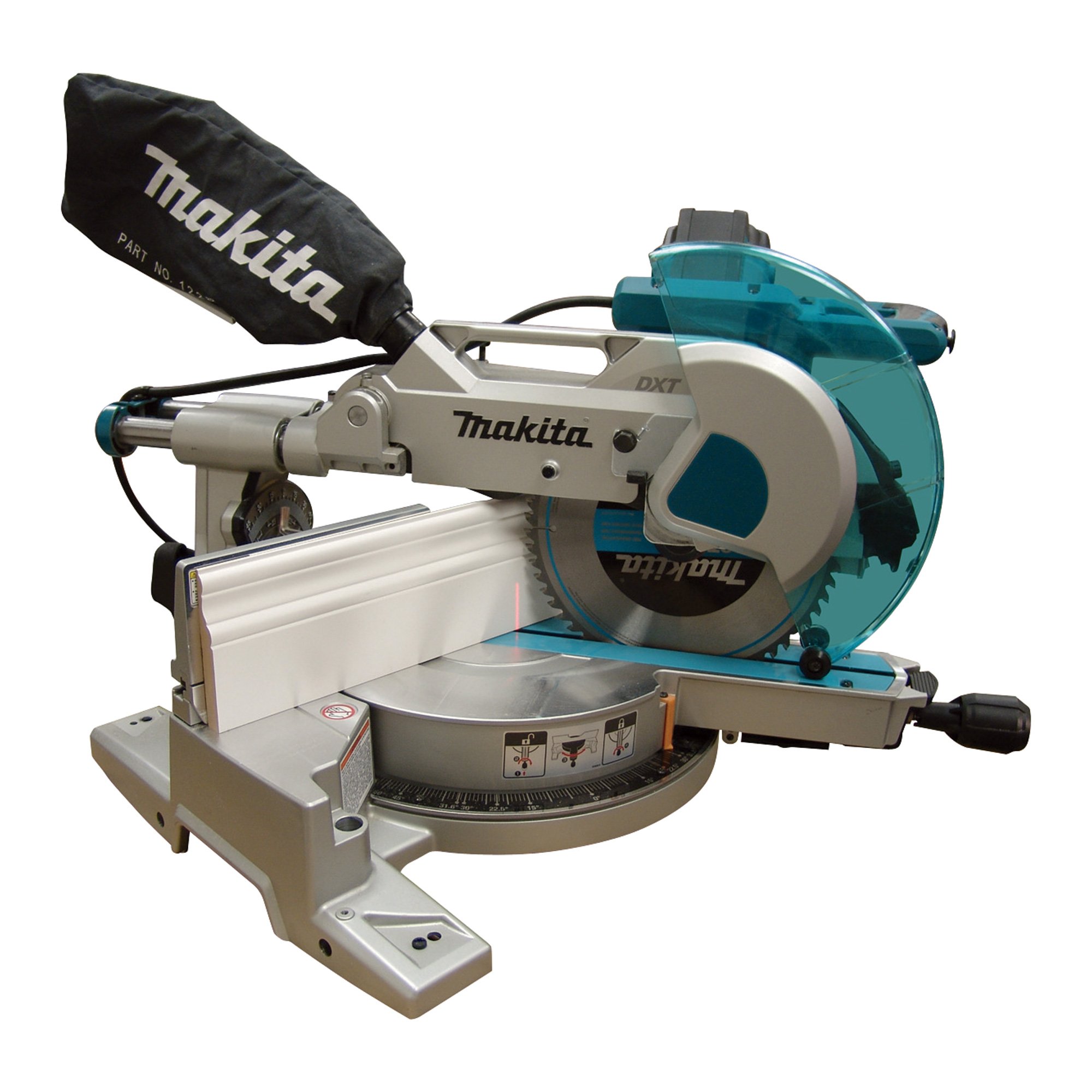 Makita Dual Slide Compound Miter Saw with Laser — 10in., 15 Amp, 3200 RPM, Model# LS1016L